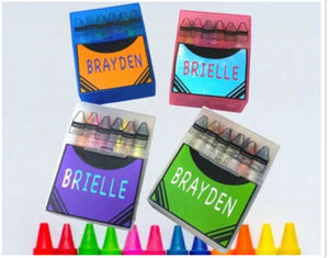 Personalized Crayon Box