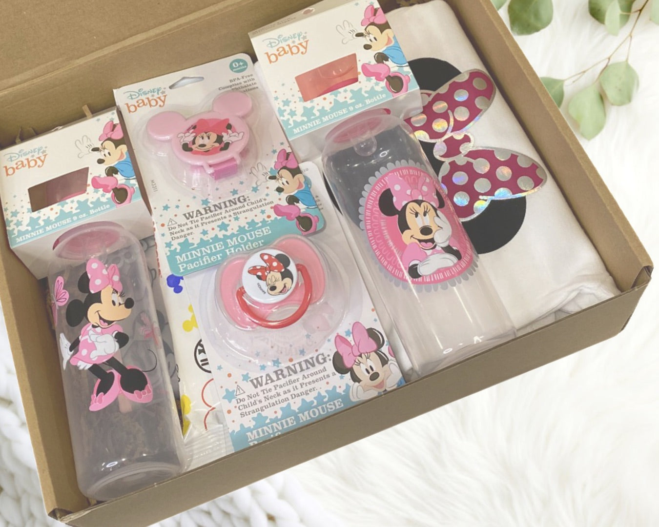 Baby Minnie Themed Gift Box