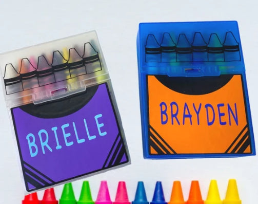 Personalized Crayon Box