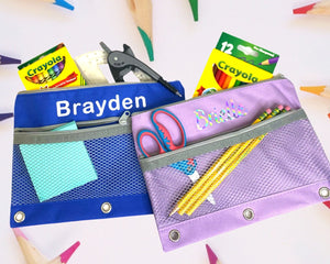Personalized Pencil & School Supply Bag