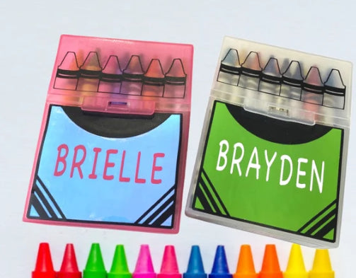 Personalized Crayon Box