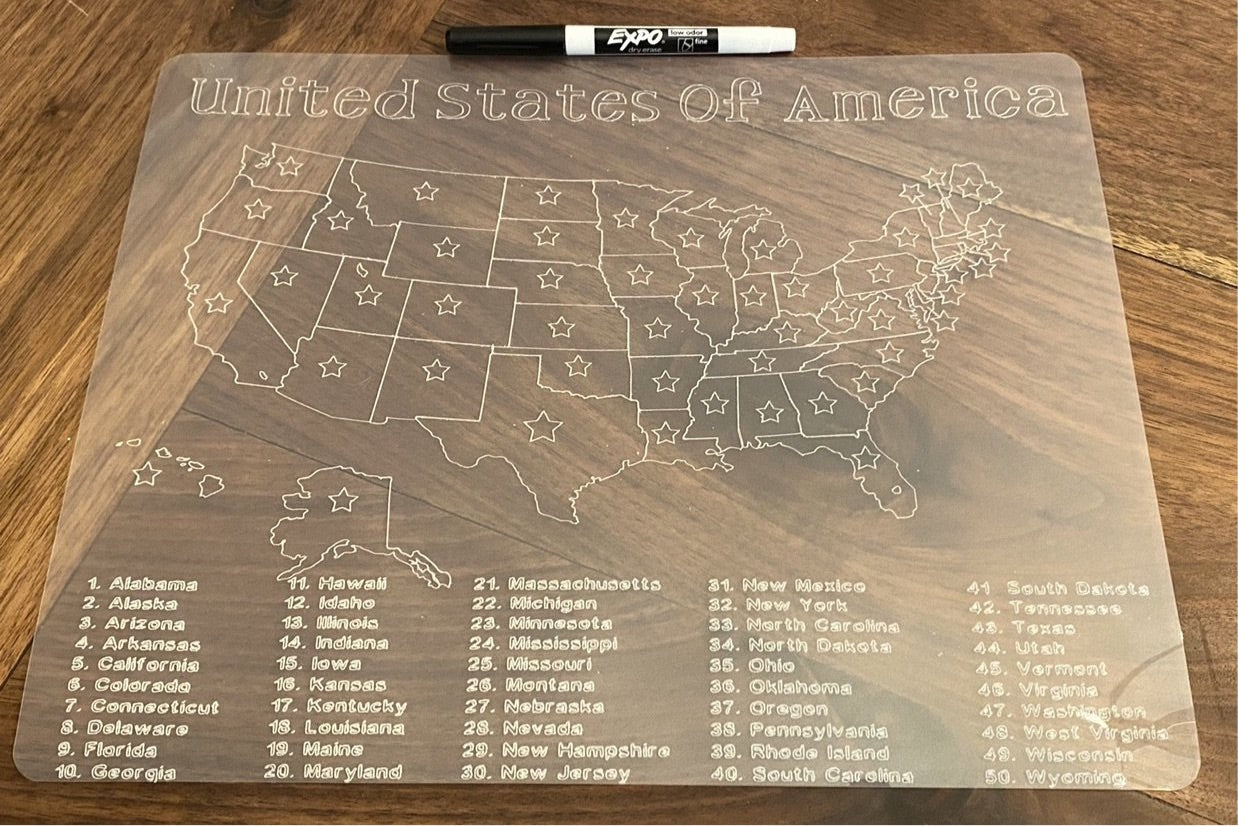 Children’s Dry Erase Learning Mats