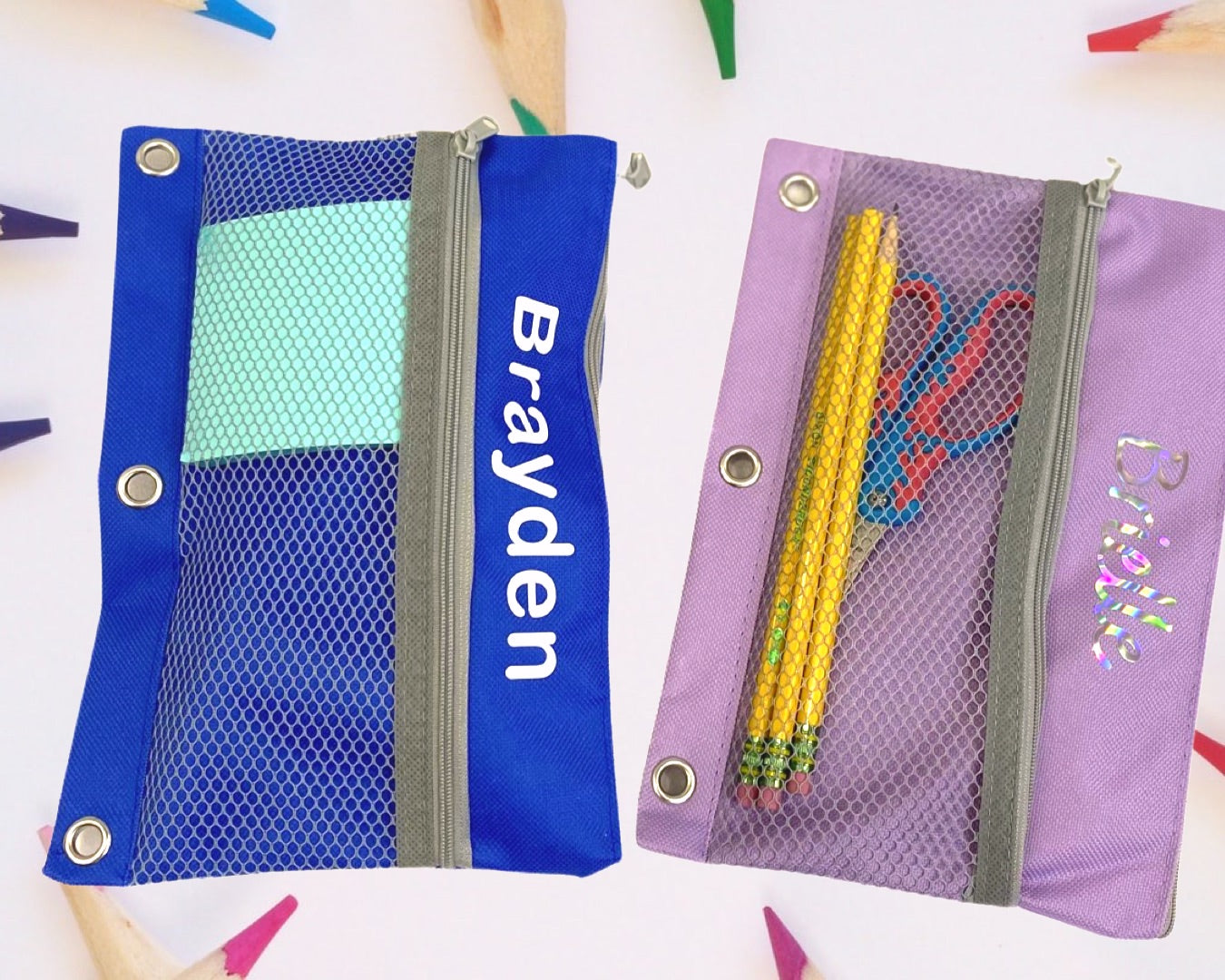 Personalized Pencil & School Supply Bag