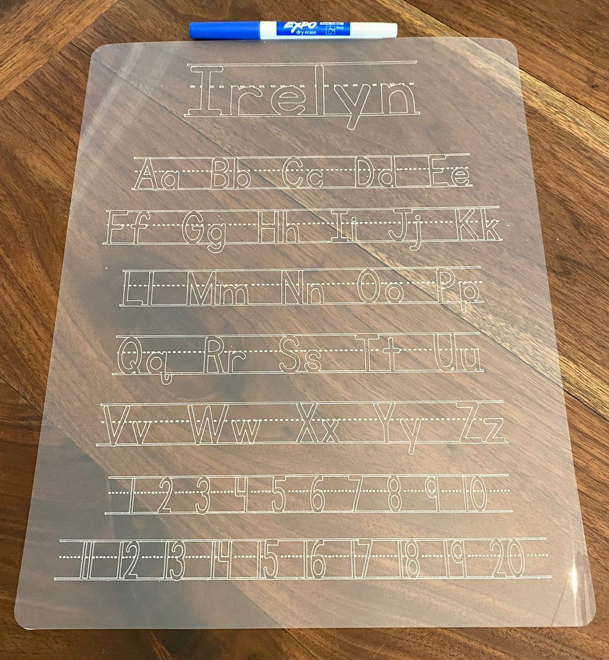 Children’s Dry Erase Learning Mats