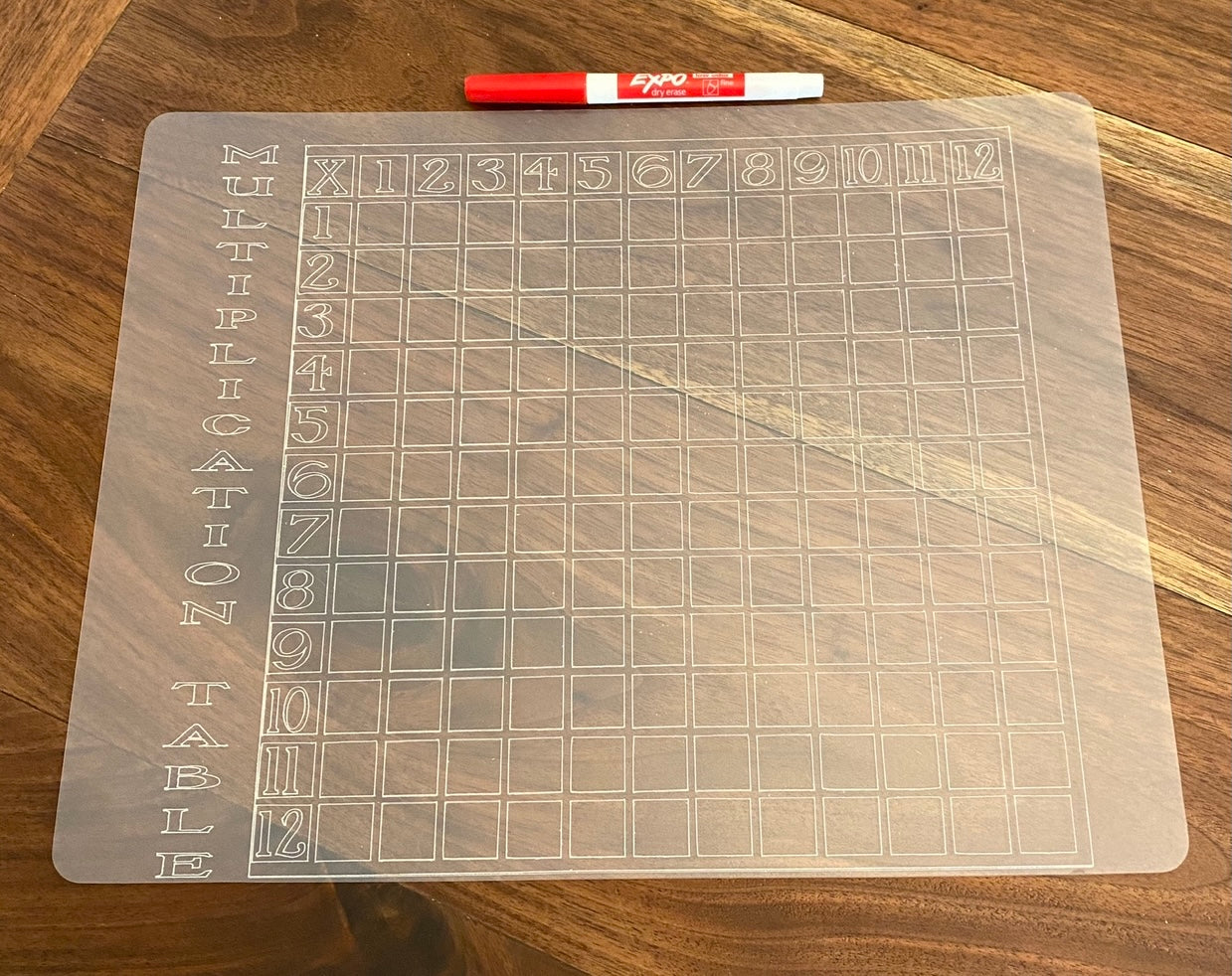 Children’s Dry Erase Learning Mats