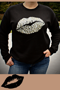 Leopard Lips Sweatshirt