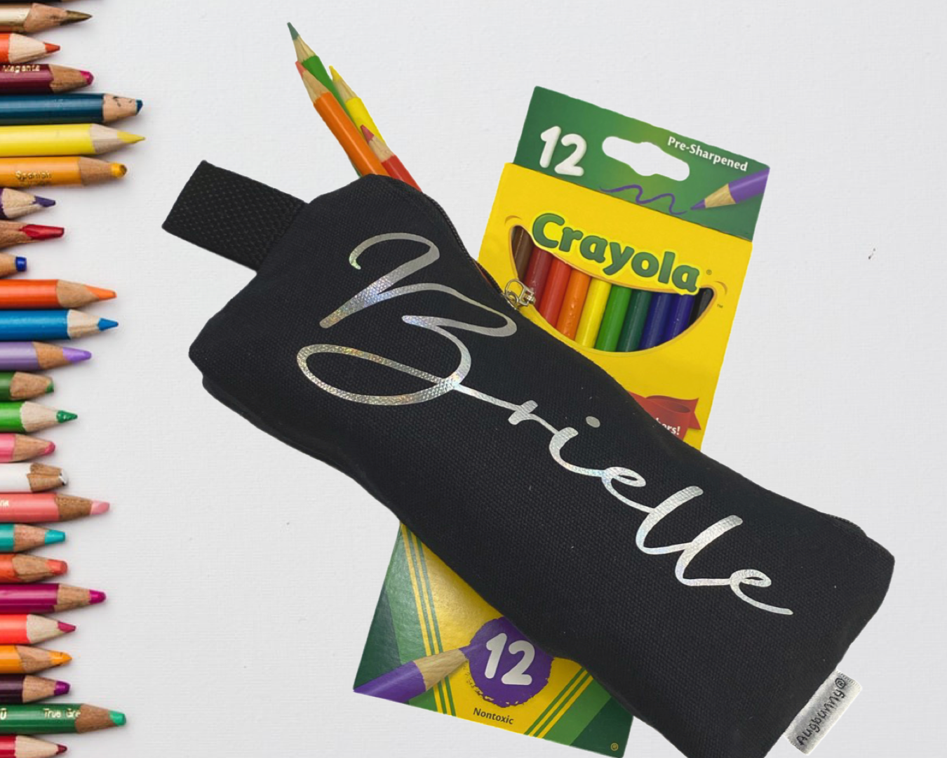 Personalized Crayon Case with Crayons 